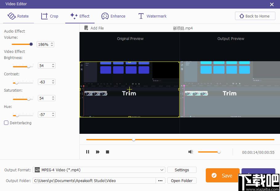 Apeaksoft Studio Video Editor下载,视频编辑,视频处理,裁剪视频