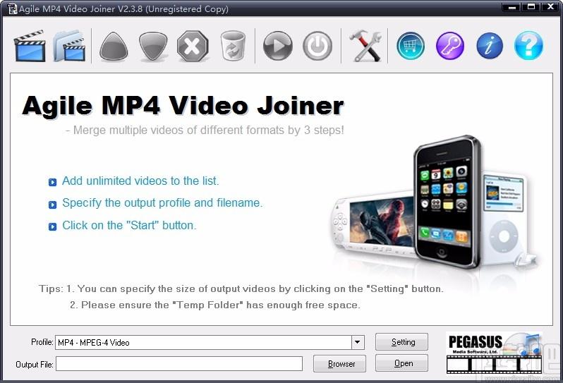 Agile MP4 Video Joiner下载,mp4视频合并软件,视频合并