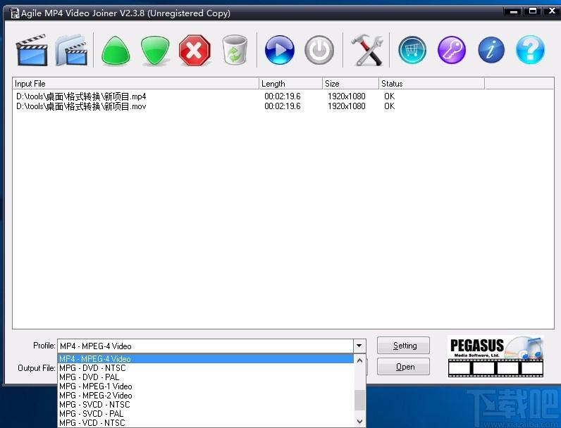 Agile MP4 Video Joiner下载,mp4视频合并软件,视频合并